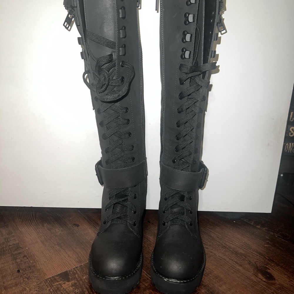 Dollskill Current Mood Combat Boots